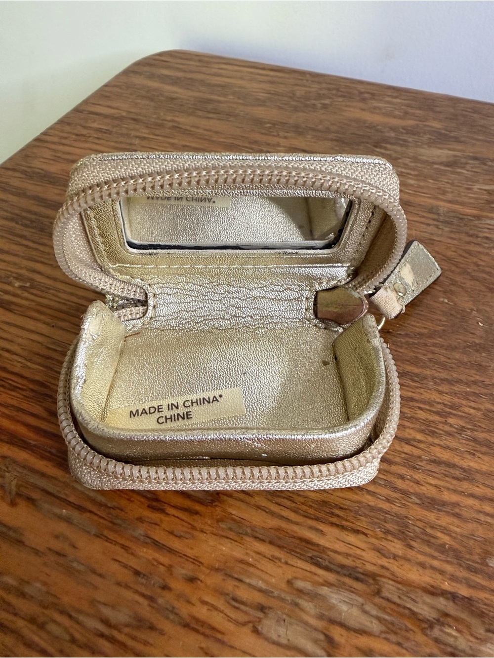 Coach Poppy Signature C Graffiti Print Travel Pill Case with Mirror - Picture 8 of 11